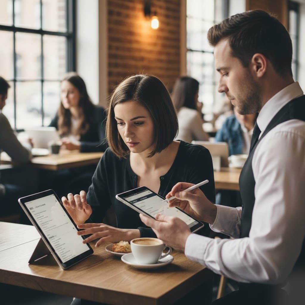 Menu digitisation workflow